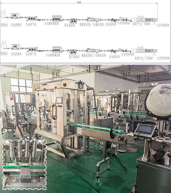 黑胡椒酱料灌装加工生产线框架设计原理(图1) 黑胡椒酱料灌装加工生产线框架设计原理(图1)